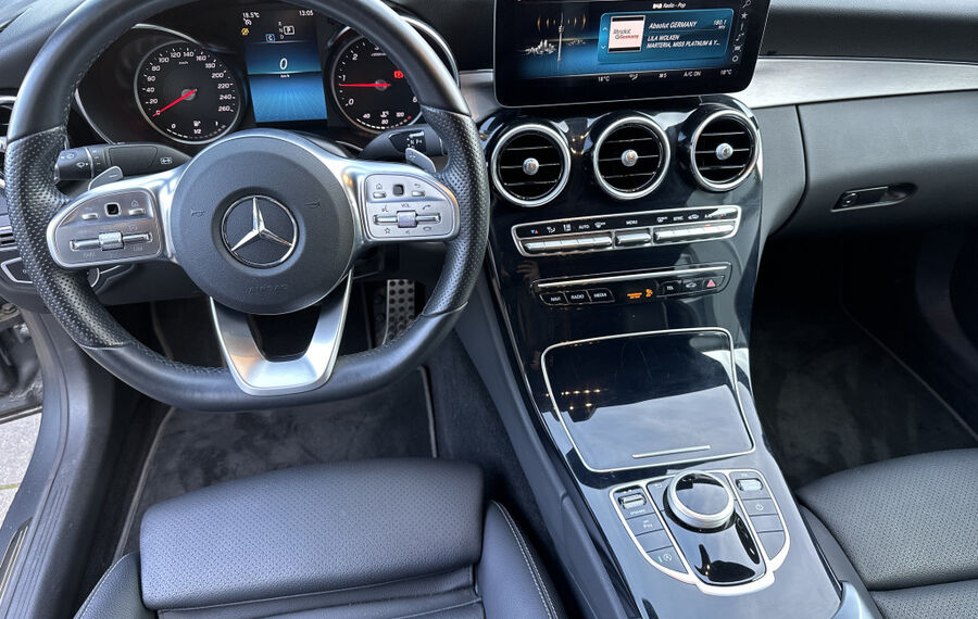 Mercedes-Benz C 300d Coupé AMG-Line NAV+LED+19ZO+CARPLAY+1HD